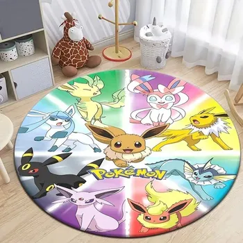 Koberec Pokemon kulatý koberec do pokojíčku | koberec, podložka - 4 , 80x80cm