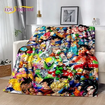 deka Anime dragon ball flanelová deka | měkká deka, anime přehoz - 11 , 100x130CM