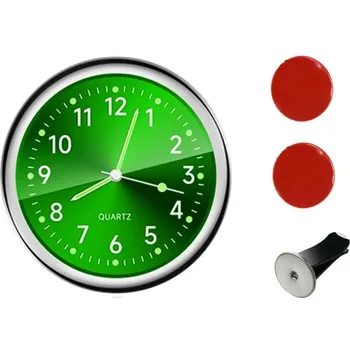 Hodiny Svítící analogové palubní hodinky Zelená