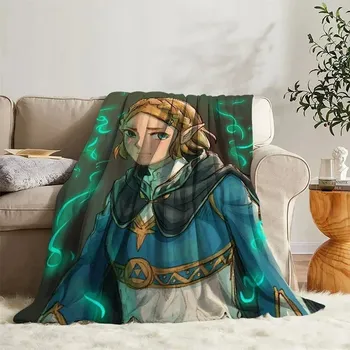 Dětská deka Jemná dětská deka motiv Zelda flísová | přikrývka, deka na spaní - z10 , 100x130CM