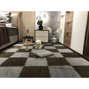 Hrací deka Dětská pěnová podložka na hraní | herní koberec, protiskluzová podložka - K-J , 1 cm - 10 ks