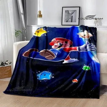 Dětská deka 3D deka mario bros pikniková přikrývka | dětská deka, teplá přikrývka - 10 , 150x180cm