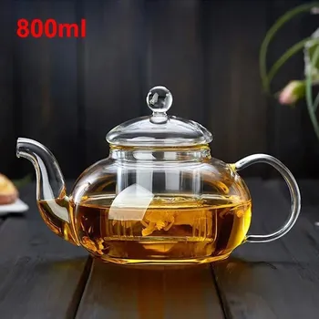 Konvice na čaj Elegantní skleněná konvice s filtrem | skleněná konvice, čajová souprava - jak ukazuje