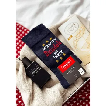 Pánské ponožky Milena Avangard 0125-102 Nejlepší dědeček ponožky 39-46 lehká melanž 39-42