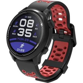 Ostatní příslušenství k chytrým hodinkám eses Silikonový perforovaný řemínek - Černo červený, 22 mm