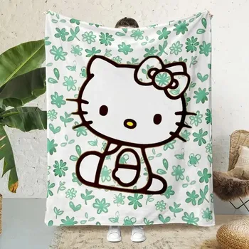 Dětská deka Hello kitty měkká cestovní deka | dětská deka, pikniková deka - 17 , 100x130CM