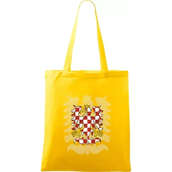 Moravská orlice velká se stínem - Taška bavlněná - 42 x 38 cm ( Žlutá )