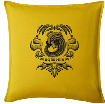 Polštář Aquarius - vintage - Polštář 50x50 - 50x50 - Pouze potah ( Žlutá )