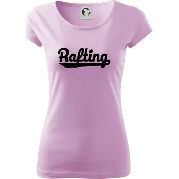 Dámské tričko Rafting nápis - Dámské triko Pure - XS ( Orchid )