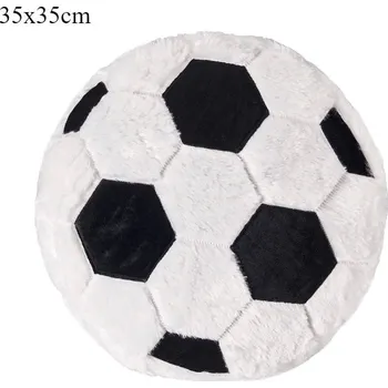 Dekorativní polštářek Měkký polštář se sportovním motivem míče | sportovní polštář, dárek pro sportovce - Fotbal