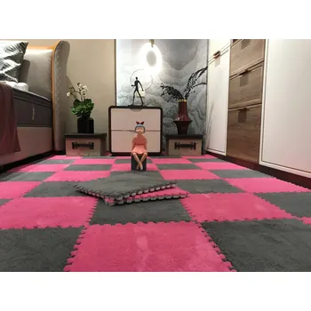 Hrací deka Dětská pěnová podložka na hraní | herní koberec, protiskluzová podložka - C-J , 1 cm - 20 ks