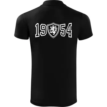 Pánská košile Narozeninový motiv - znak - 1954 - Polokošile Victory sportovní (dresovina) - S ( Černá )