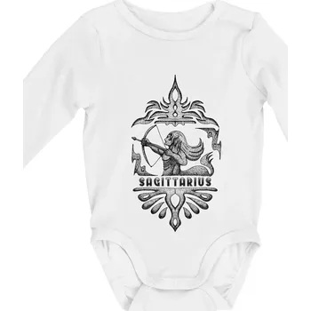 Kojenecký body Sagittarius - vintage - Body kojenecké s dlouhým rukávem - Dlouhý r. do 3 měs ( Bílá )