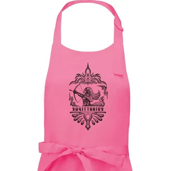 Kuchyňská zástěra Sagittarius - vintage - Dámská zástěra na vaření - Univerzální velikost ( Růžová )