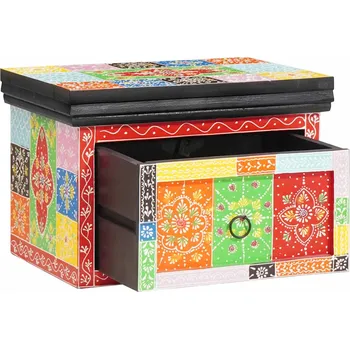 Noční stolek Noční skříňka se zásuvkou 2 pcs Vícebarevný 40 x 30 x 28 cm IM_4017587