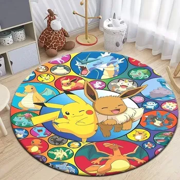 Koberec Pokemon kulatý koberec do pokojíčku | koberec, podložka - 1 , 120x120cm
