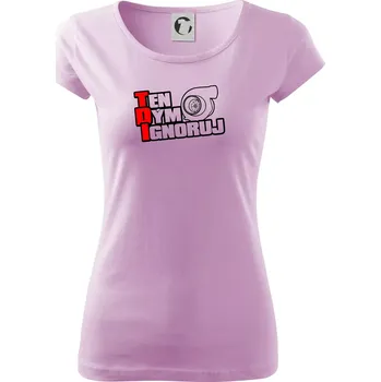 Dámské tričko Ten dým ignoruj - Dámské triko Pure - XS ( Orchid )