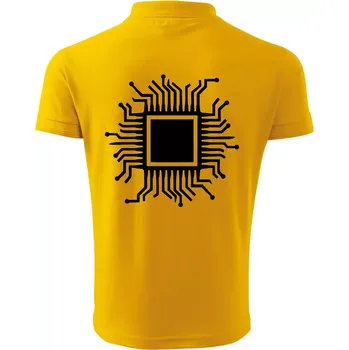 Pánská košile Procesor - Polokošile pánská Pique Polo 203 - M ( Žlutá )