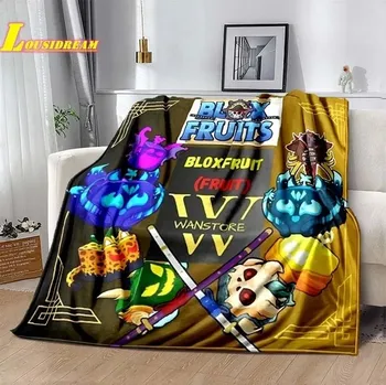 Dětská deka Deka s motivem blox fruits | dětská deka, cestovní přikrývka - 1 , 100x150CM