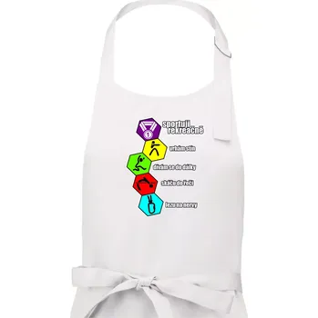 Kuchyňská zástěra Sportuji rekreačně - Pánská zástěra na vaření - Univerzální velikost ( Bílá )