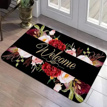 Koberec Stylový protiskluzový koberec s potiskem | dekorativní koberec, koberec obývák - 7 , 40x60cm