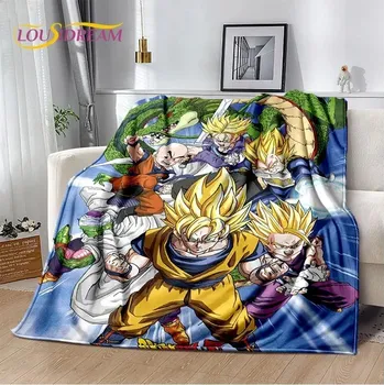 deka Anime dragon ball flanelová deka | měkká deka, anime přehoz - 7 , 100x130CM