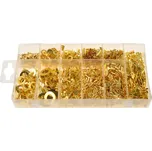 Elektrické konektory pro automobily, krimpovací, neizolované, různé druhy, sada 750 kusů