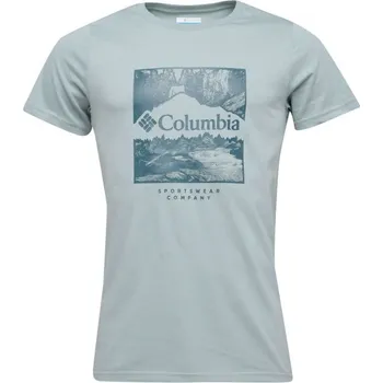 Pánské tričko Pánské triko Columbia CSC SEASONAL LOGO TEE XL Světle modrá, Modrá
