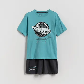 Chlapecké oblečení Reserved - Dvoudílné pyžamo Ford - modrá - 724FS-55X - 724FS-55X-U13