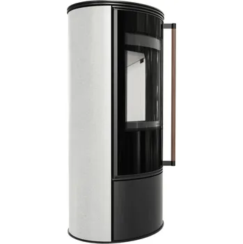 KRATKI ERIK 5,5 kW 150 akumulační keramika WHITE SATIN Jatoba