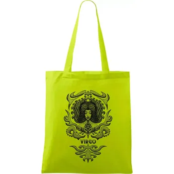 Virgo - vintage - Taška bavlněná - 42 x 38 cm ( Limetková )