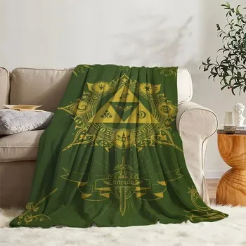 Dětská deka Jemná dětská deka motiv Zelda flísová | přikrývka, deka na spaní - z15 , 100x150CM
