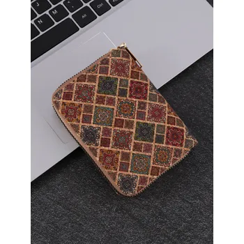 Peněženka Stylová malá peněženka s korkovým vzorem | peněženka, dámský doplněk - G