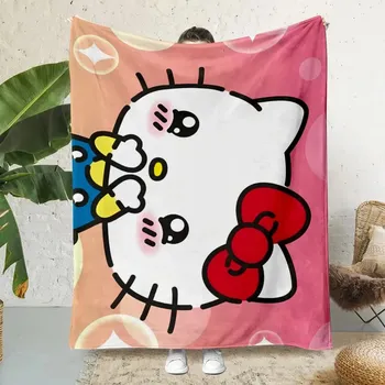 Dětská deka Hello kitty měkká cestovní deka | dětská deka, pikniková deka - 13 , 150x200cm