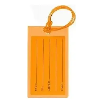 Příslušenství k zavazadlu Barevný obal na id kartu, přívěsek průhledný | jmenovka na kufr, štítek na zavazadla - nebo