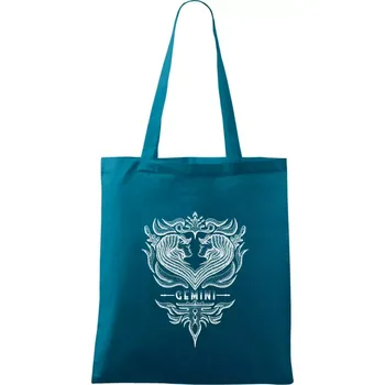 Gemini - vintage - Taška bavlněná - 42 x 38 cm ( Petrolejová )