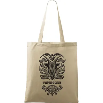 Nákupní taška Capricorn - vintage - Taška bavlněná - 42 x 38 cm ( Naturální )
