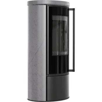 KRATKI ERIK 5,5 kW 150 akumulační keramika GREY SATIN P BLACK