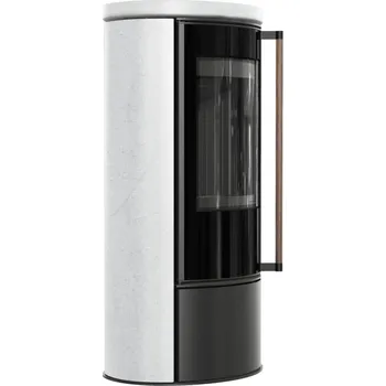 KRATKI ERIK 5,5 kW 150 akumulační keramika WHITE NATURAL P Jatoba BLACK BA1