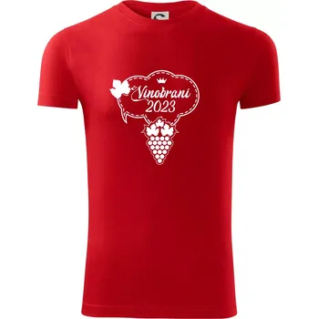 Pánská móda Vinobraní 2023 - Viper FIT - Pánské zůžené tričko - 3XL ( Červená )