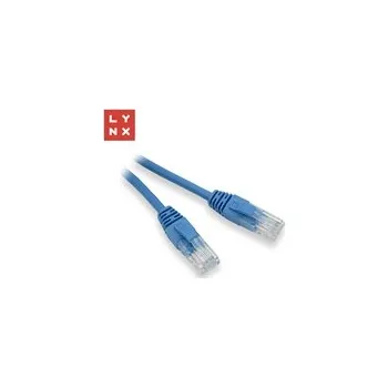 Kabel LYNX UTP patch kabel Cat5e, PVC, CCA, 7m, modrý