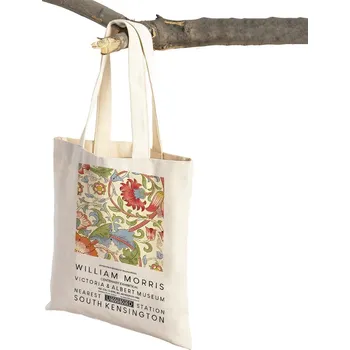 Květinová boho vintage taška přes rameno | nákupní taška, plátěná taška - 3