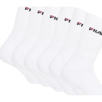Pánské ponožky Ponožky FILA Tennis Sock 6-pack Unisex white 43-46