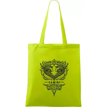 Gemini - vintage - Taška bavlněná - 42 x 38 cm ( Limetková )