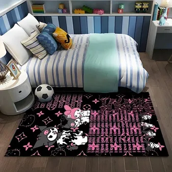 Koberec Roztomilý kulatý koberec Kuromi | dětský koberec, protiskluzová podložka - 5 , 40X60CM