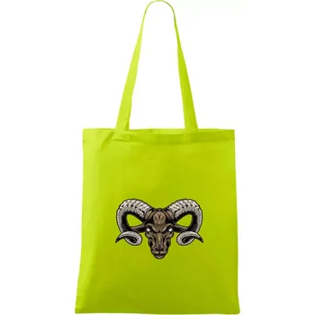 Hlava berana zlá - Taška bavlněná - 42 x 38 cm ( Limetková )