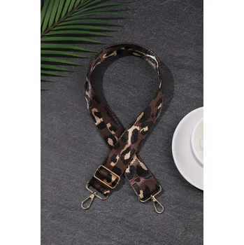 Příslušenství k zavazadlu Nastavitelný víceúčelový popruh s kravským vzorem | popruh na tašku, popruh na zavazadla - HNĚDÝ