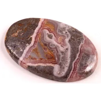 Korálek Kabošon Rhodochrosite Pyrite č.2978 (41x26x6mm)