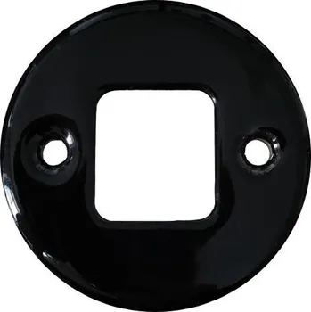 vypínač Elhard Náhradní keramická krytka pro dvoupáčkový vypínač, černá