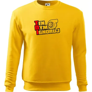 Pánská mikina Ten dým ignoruj - Mikina Essential pánská - XL ( Žlutá )